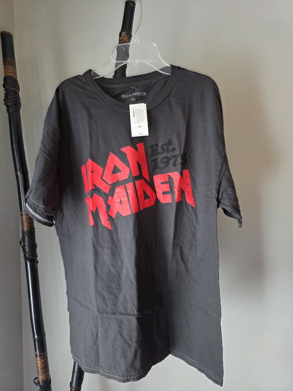 NWT Official Iron Maiden Merch UNISEX Black Graphic T‑Shirt - Size Medium